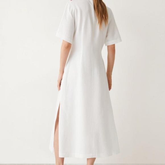 NWT & Other Stories Stockholm Atelier | Shell Button Shirt Midi Dress White - Picture 2 of 10